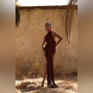 Rat & Boa Serafia Dress Cocoa size Small
